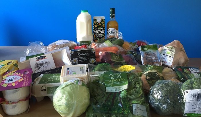 Our organic shopping for the week