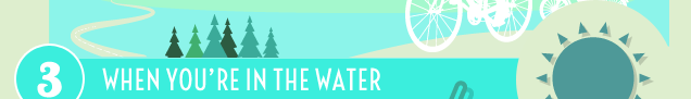 When you're in the water