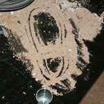 Santa's boot print