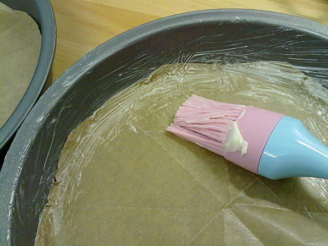 Butter and line two cake tins