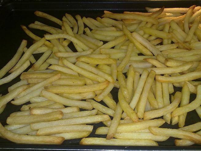 Frites a la oven