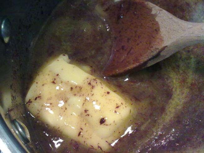 Melt butter