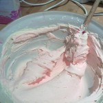 Pink icing
