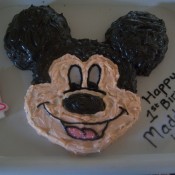 Claire Willmer's Mickey Mouse birthday cake