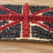 Jemma from For the Love of Food's Union Jack cake