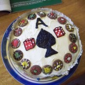 Julie Davies' poker cake