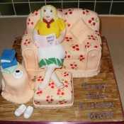 Lou Ellard's 60th birthday cake
