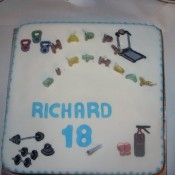 Vicky Morton's 18th birthday cake