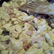 Chicken and ham filling