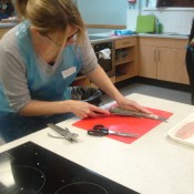 Filleting the Sea Bass