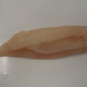 The finished Plaice fillets