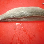 The finished Sea Bass fillets