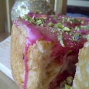 Hibiscus iced bun