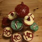 Shelley Layton's Christmas cupcakes