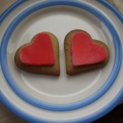 Jenny from The Gingerbread House's heart shaped biscuits http://englishmum.com/english-mums-baked-with-love-bakeoff.html
