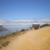 Bex @MummyAdventure: 'This photo was taken on a beautiful day in Cape Town, South Africa.   I was climbing Lion's Head mountain and decided it was about time I stopped for lunch, when I found this bench - the perfect picnic spot?'