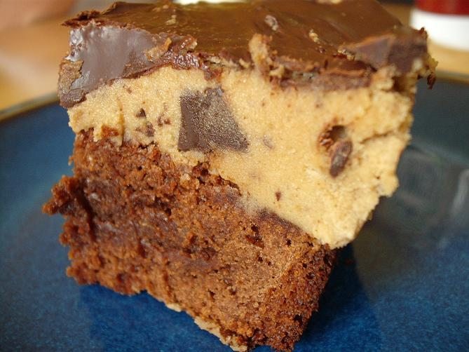 Cookie dough brownie