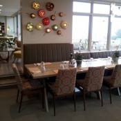 Colander lights in the canteen