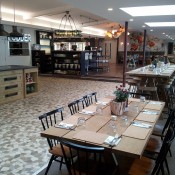 The new canteen (although the word doesn't really do it justice)