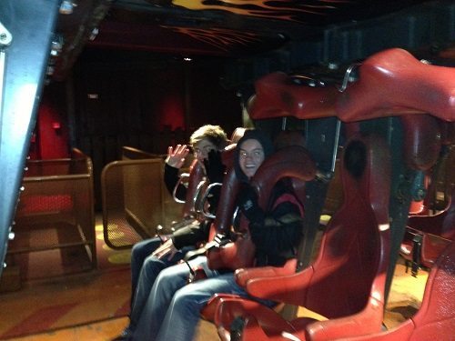 The boys riding Nemesis