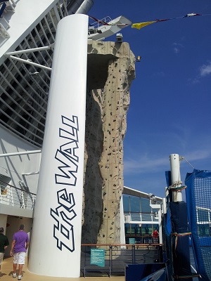 The climbing wall