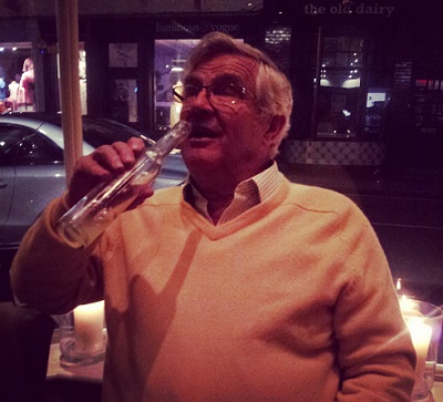 Dad and the Limoncello (alternatively titled 'don't you put that photo on your bloody blog')