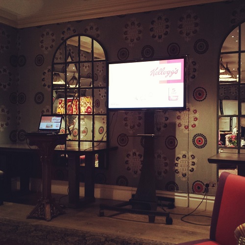 Our meeting room at the Covent Garden Hotel