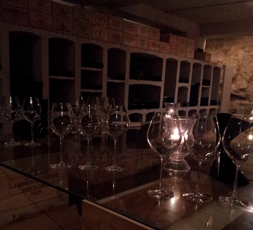 Wine tasting in the cellar