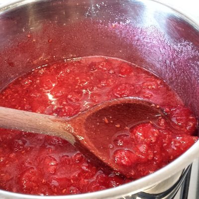 Making the jam Making the jam