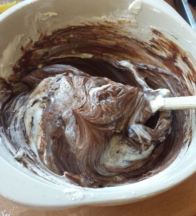 Chocolate cheesecake
