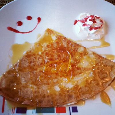 Crepe Suzette in the Bistro on 5 Crepe Suzette in the Bistro on 5