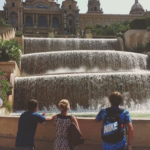 Museu Nacional d'Art de Catalunya waterfalls