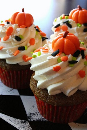 Pumpkin cupcakes