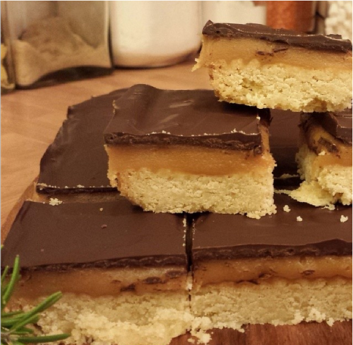 Gizzi Erskine rosemary millionaire's shortbread
