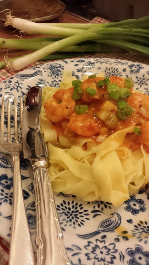 Ken Hom Sichuan chilli prawns sma