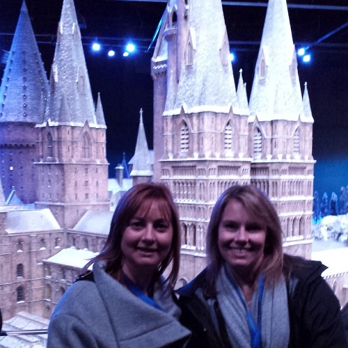 With beautiful, snowy Hogwarts