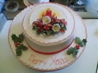 Hazel Smithies' Christmas cake