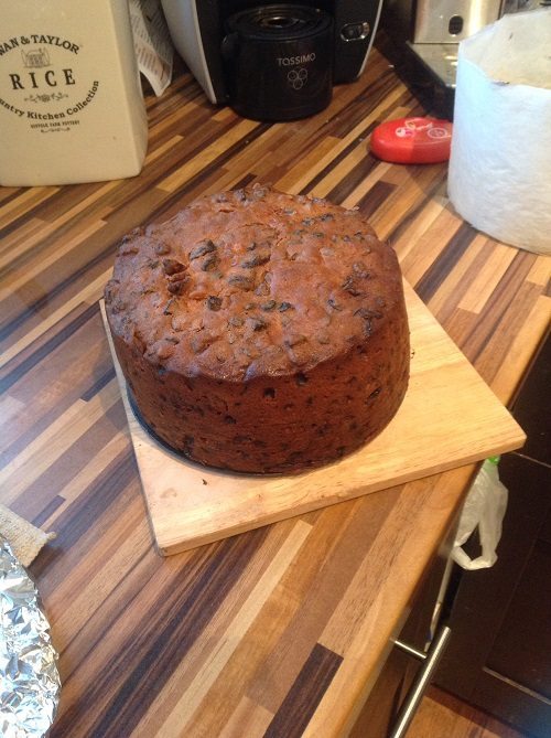 Kim Holgate's apricot and brandy Christmas cake