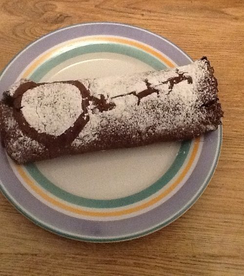 Lexy Law's chocolate yule log
