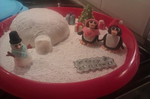 Lianne O'Malley's igloo cake