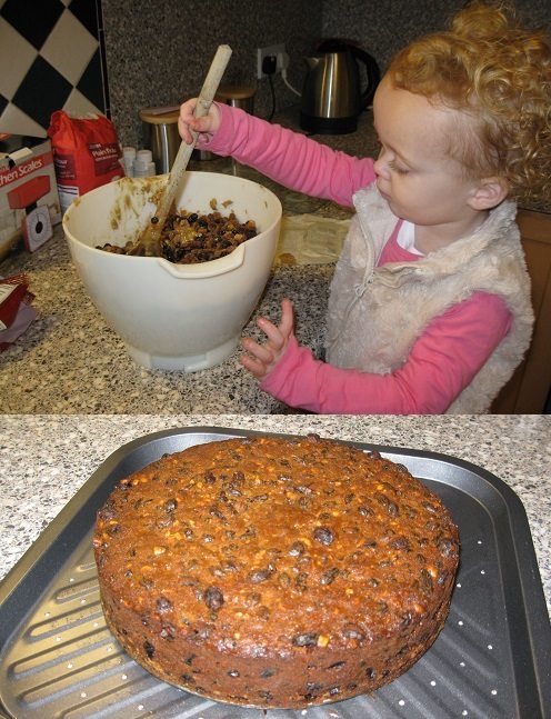 Little Lydia (and the Christmas cake!) from Kristin Burdsall