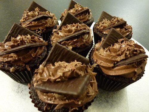 Lynn Savage's After Eight cupcakes