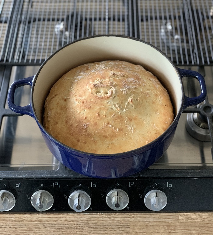Remove the lid for the last five or so minutes