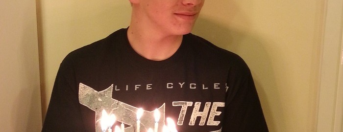 Charlie 16th birthday cheesecake
