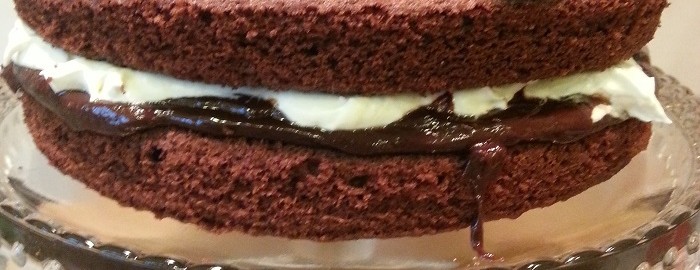 Chocolate sandwich Wispa cake