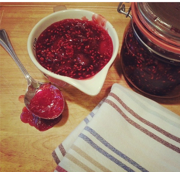 Easy berry jam