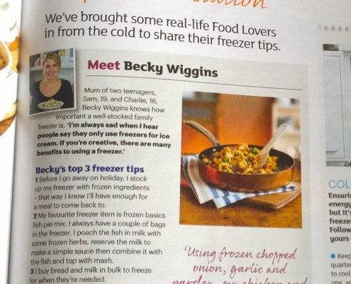 In Sainsbury's Live Well for Less Magazine, January 2015