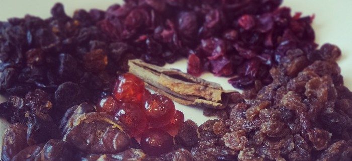 Christmas pudding ingredients