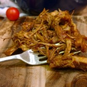 Shredded barbecue chicken