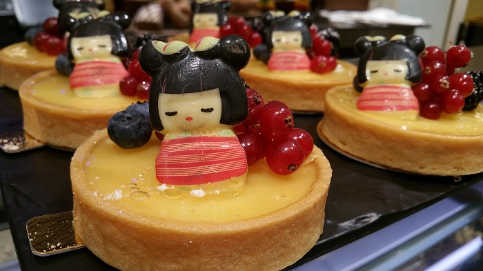 Eric's beautiful little yuzu tarts from the Market Café